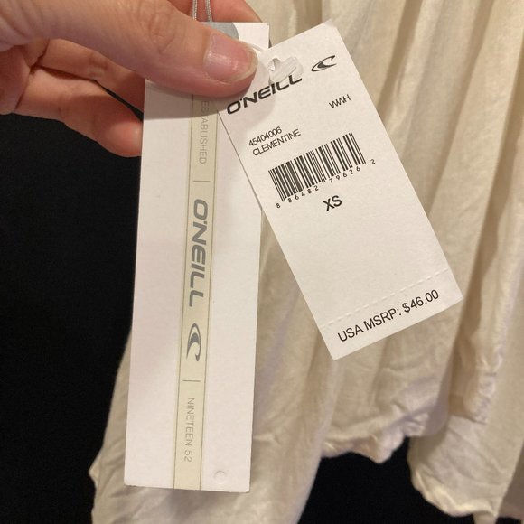 NWT O'Neill Clementine Woven Tank Top size xs - Picture 7 of 8